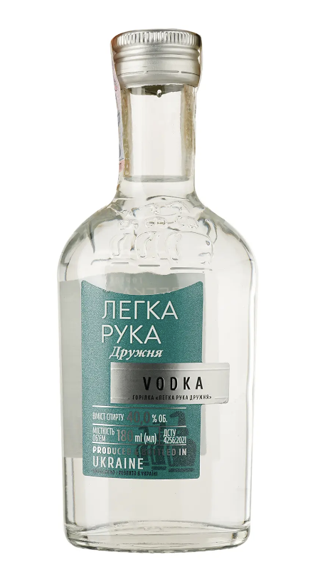 Горілка Легка Рука Дружня 40% 0.18 л